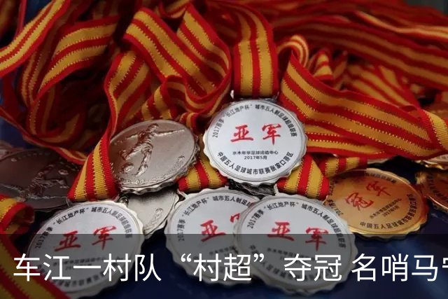 车江一村队“村超”夺冠 名哨马宁现场助阵